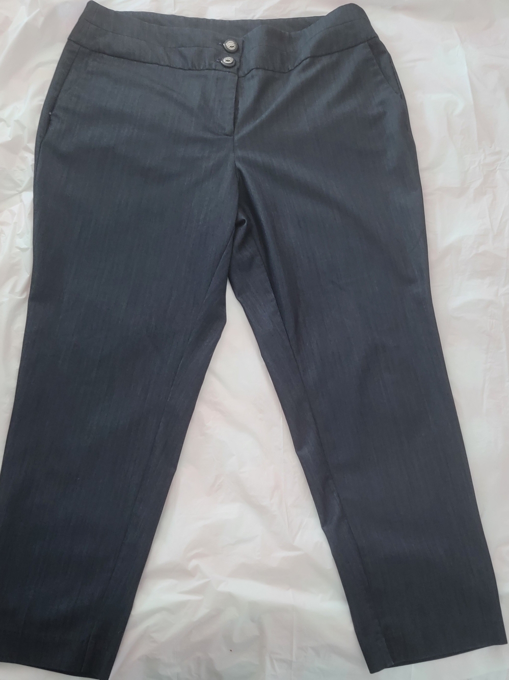 Classic Women's Navy Dress Pants - Tailored Fit